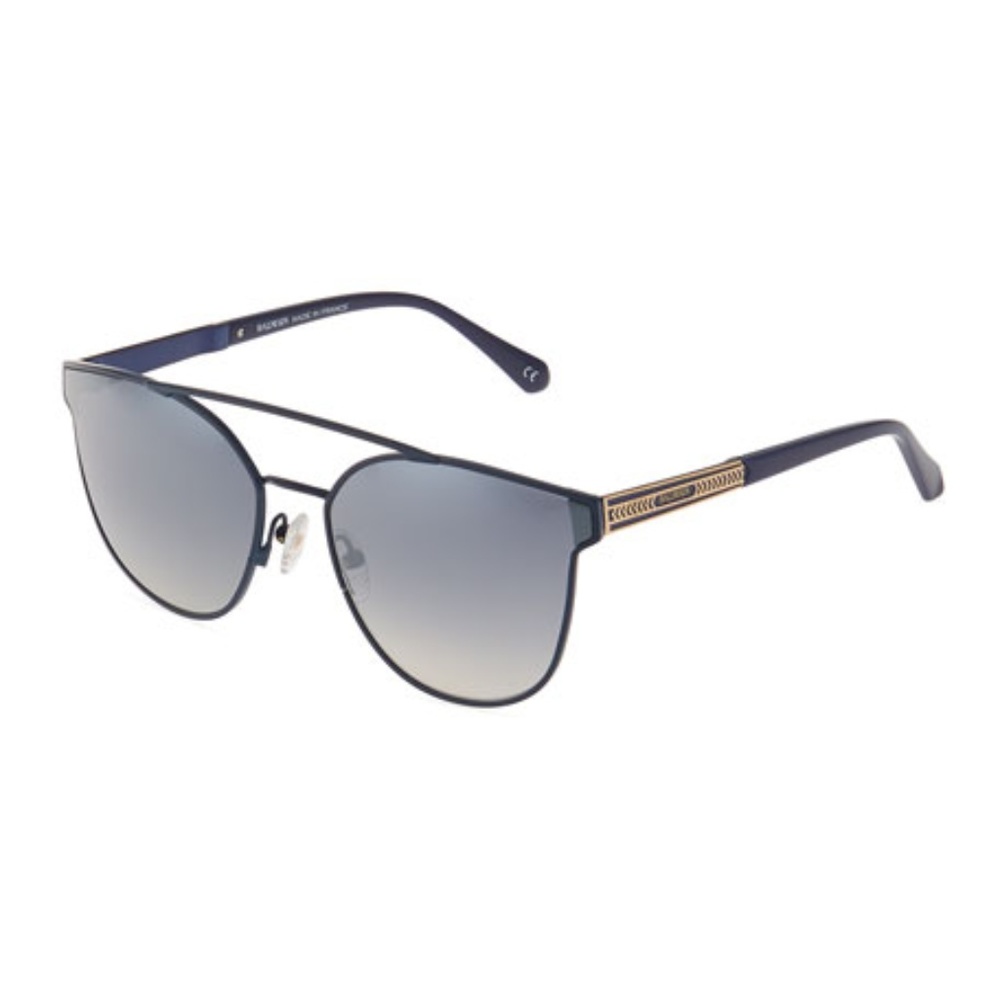 Balmain Round Metal Sunglasses in Blue